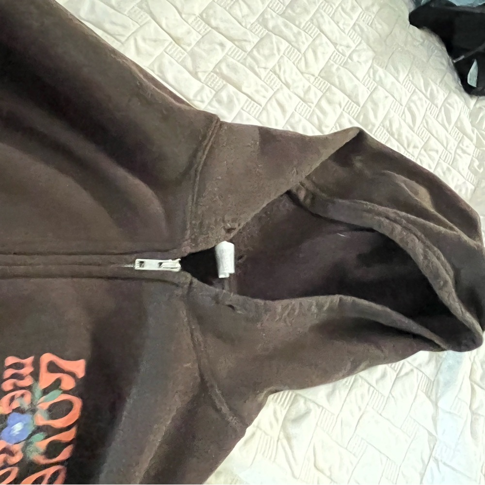 Zip up hoodie large